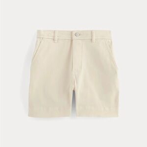 Everlane Women's Cream Flat-Front Utility Shorts